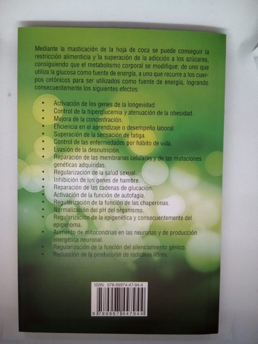 Libro Bolivia - Coca dieta Cetogénica